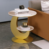 Deluxe sofa side table, small round table