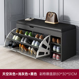 Upholstered Pedestal Shoe Cabinet