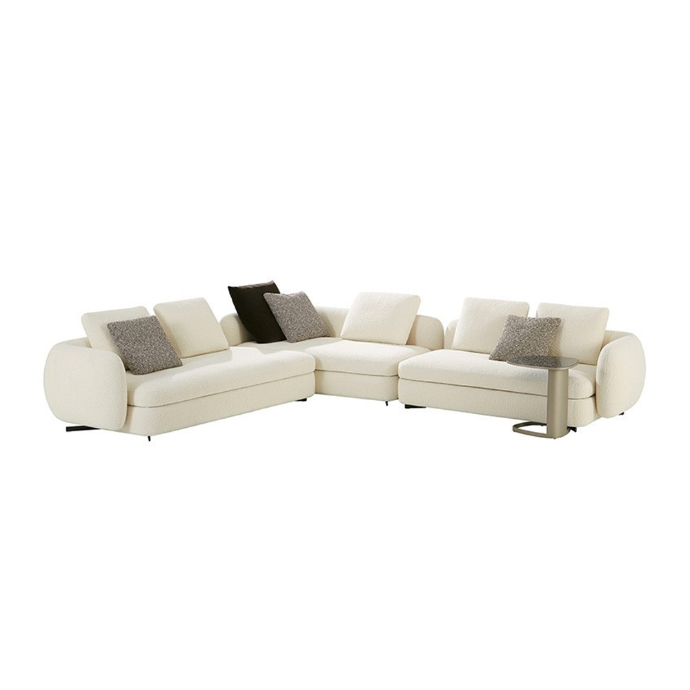 Wabi-sabi style living room cashmere sofa