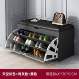 Upholstered Pedestal Shoe Cabinet