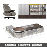 New Chinese Light Luxury Boss Desk