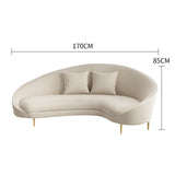 Small living room cloud cloth sofa