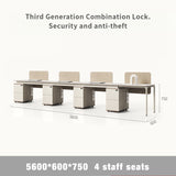 Office multi-position combination table and chairs