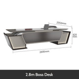 Light luxury boss desk