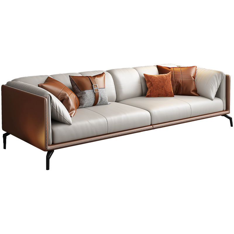 Living Room Leather Sofa Set