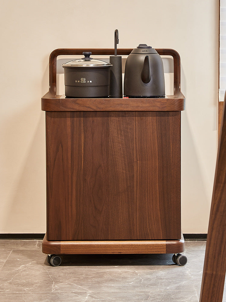 Italian Solid Wood Tea Cabinet