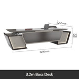 Light luxury boss desk