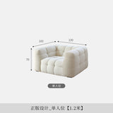 Tech Fabric Living Room Lazy Sofa