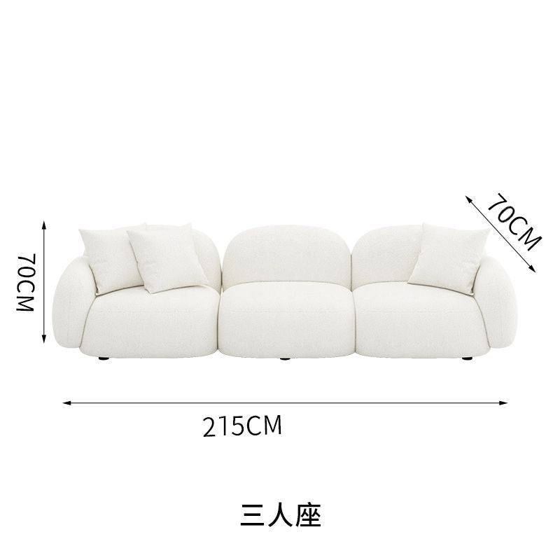 Small living room cloud cloth sofa