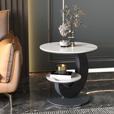 Deluxe sofa side table, small round table