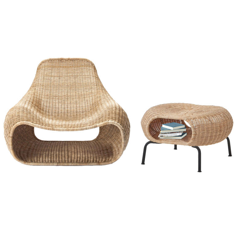 Outdoor Lazy Rattan Chair