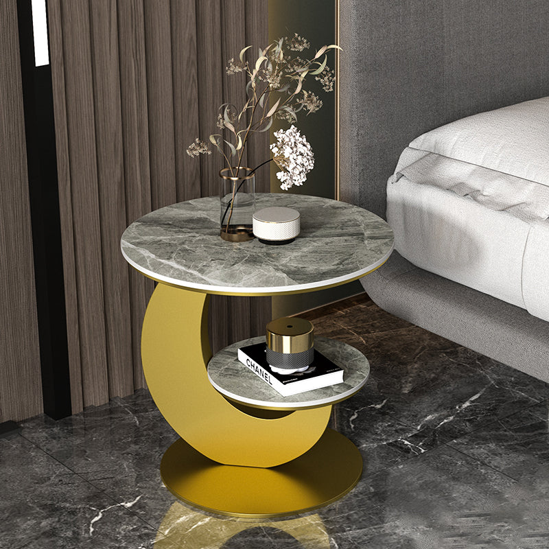 Deluxe sofa side table, small round table