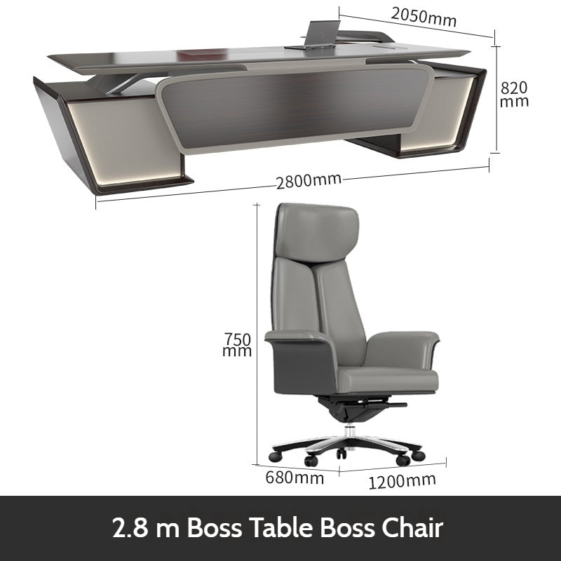 Light luxury boss desk