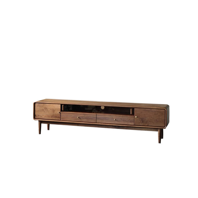 New Chinese style living room solid wood TV stand