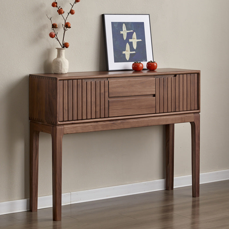 Vintage solid wood living room entrance cabinet