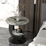 Deluxe sofa side table, small round table