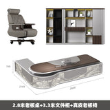 New Chinese Light Luxury Boss Desk