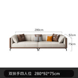 Living Room Leather Sofa Set