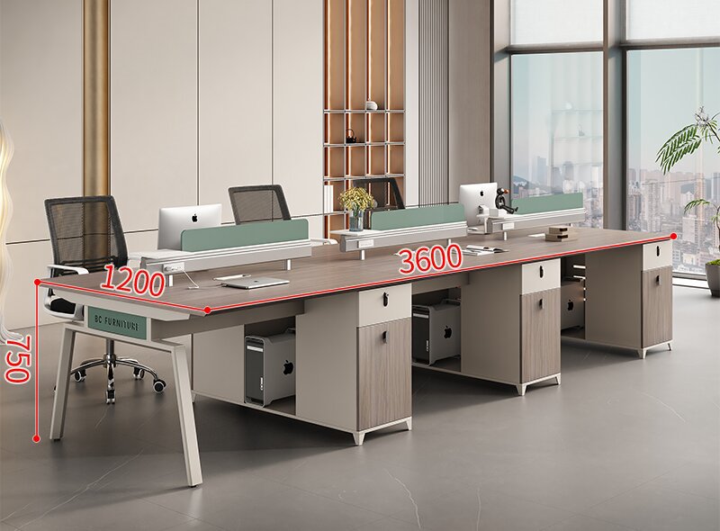 Office multi-position combination table and chairs