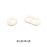 Small living room cloud cloth sofa