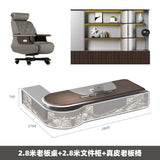 New Chinese Light Luxury Boss Desk