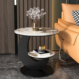 Deluxe sofa side table, small round table