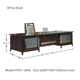 New Chinese style solid wood boss desk