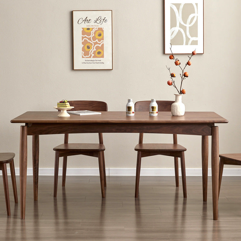 New Chinese style solid wood dining table and chairs