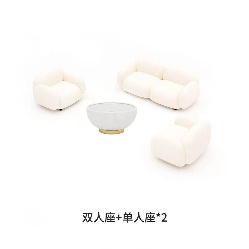 Small living room cloud cloth sofa