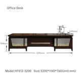 New Chinese style solid wood boss desk