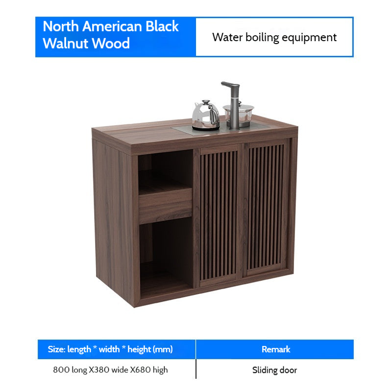 Chinese Solid Wooden Tea Table Set