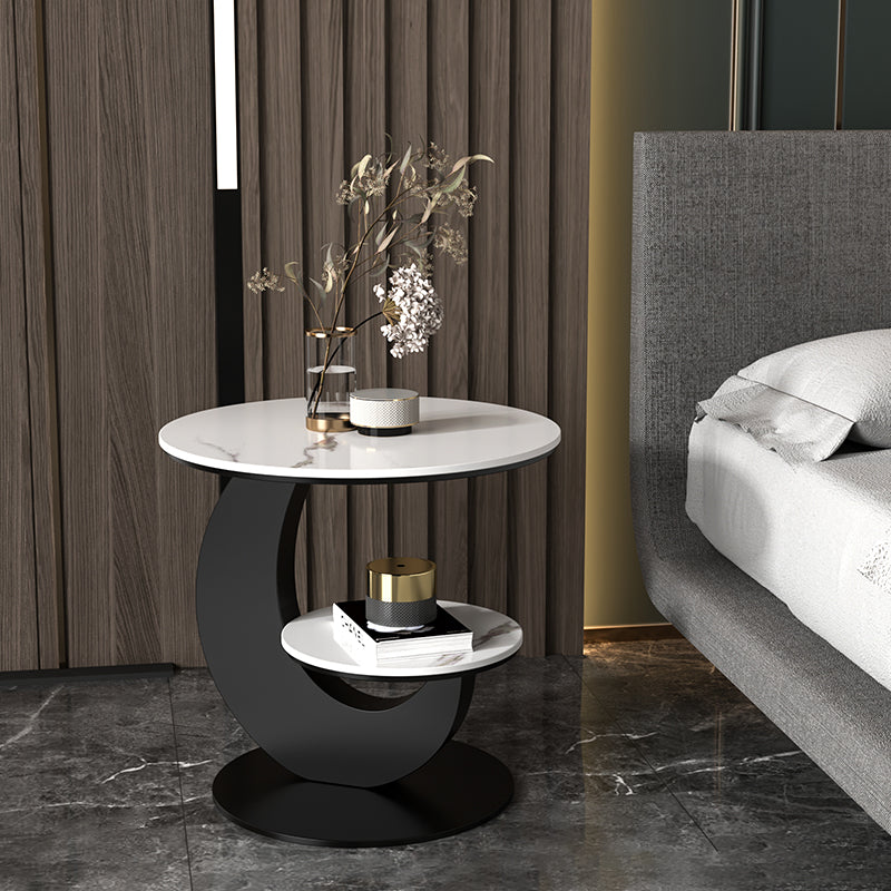 Deluxe sofa side table, small round table