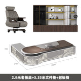 New Chinese Light Luxury Boss Desk